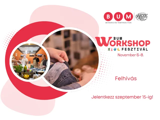 Jelentkezz a III. BUM Workshop Fesztiválra!