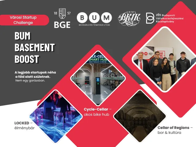 Hallgatói startupok költöznének Budapest pincéibe – lezárult a BUM Basement Boost Challenge